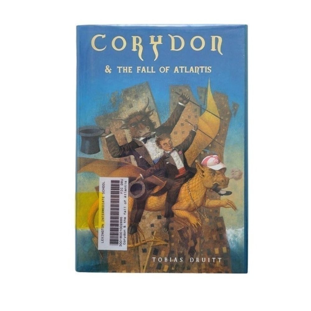 5/$15 Corydon & the Fall of Atlantis Book 2 Series Druitt Fantasy YA HC Middle